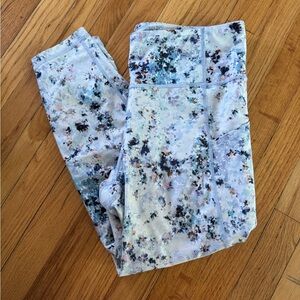 Patterned Leggings with Multicolor Design